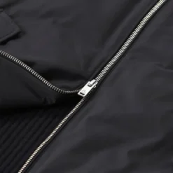 Moose Knuckles 'Magnus Knit Hybrid' Bomber Jacket Black Übergangsjacke