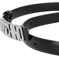 Moschino Belt Black Dünner Gürtel