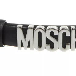 Moschino Belt Black Ledergürtel