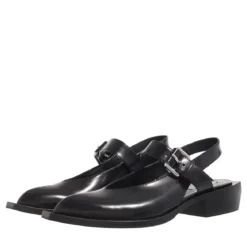 Moschino Big Buckles Nero Mary Janes