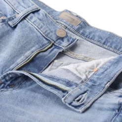 Mother Jeans The Mid Rise Rambler Zip Ankle Fray blau Jeans