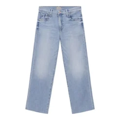 Mother Jeans The Mid Rise Rambler Zip Ankle Fray blau Jeans