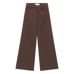 Mother Jeans The Undercover Sneak braun Wide Leg Jeans