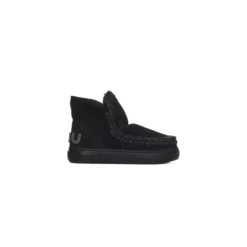 Mou Eskimo Sneakers With Glitter Black Winterboots