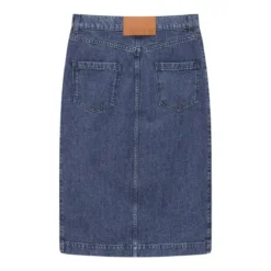 MSGM Midirock aus Denim blau Maxirock