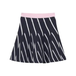 MSGM Minirock mit Streifendesign dunkelblau Minirock