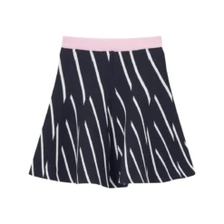 MSGM Minirock mit Streifendesign dunkelblau Minirock
