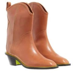 MSGM Stivale Donna Boot Brown Stiefeletten