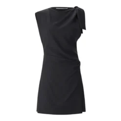 MSGM Tailliertes Minikleid schwarz Minikleid
