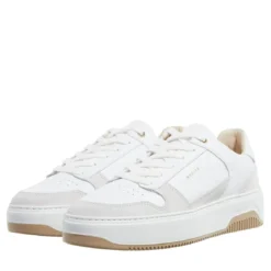 Nubikk Basket Court White Combi Suede Low-Top-Sneaker