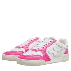 Nubikk Blueberry Pulse (L) White Leather Pink Low-Top-Sneaker
