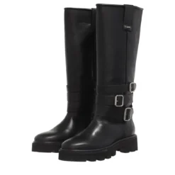 Nubikk Frank Lynn Black Leather Biker Boots