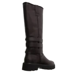 Nubikk Frank Lynn Dk Brown Leather Biker Boots