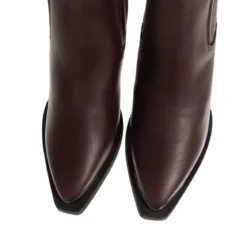 Nubikk Liv Loua Metal Bordo Leather Cowboy-Stiefel