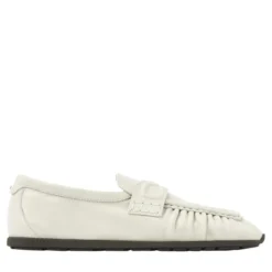 Nubikk Riley Mio Off White Leather Loafer