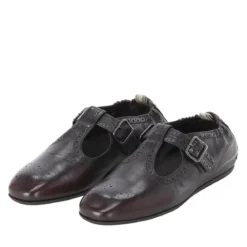 Officine Creative Schuhe aus Leder braun Schnürschuhe