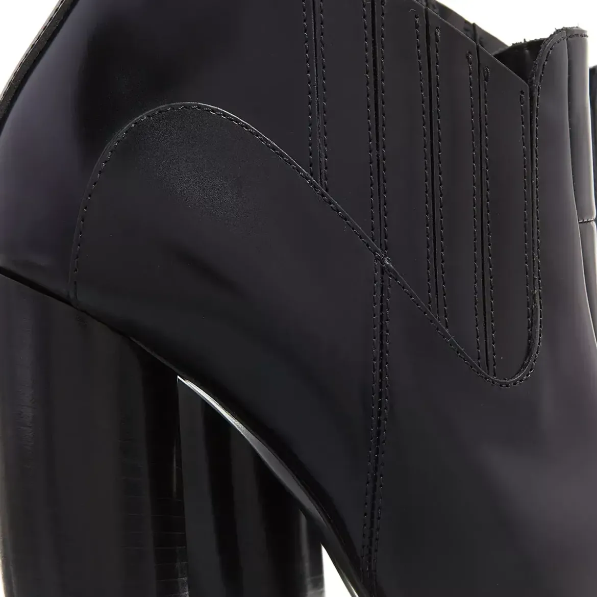 Off-White Moon Beatle Shade Ankle Boot Black Black Stiefeletten
