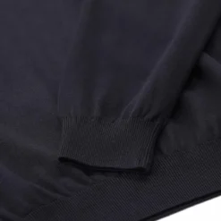Paul & Shark Troyer mit Seide & Baumwolle blau Pullover