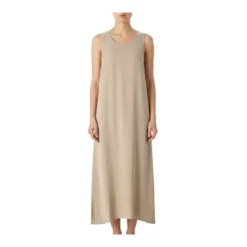 Peserico Midikleid mit Schmuckdetails braun Midikleid