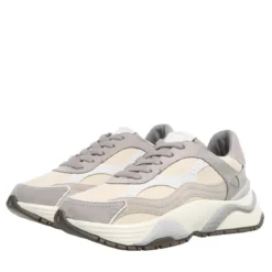 Philippe Model Odeon Low Woman Veau Mixage_Gris Low-Top-Sneaker