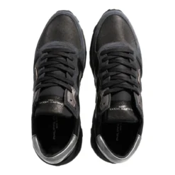 Philippe Model Tropez Haute Low Woman West Mixage_Noir Low-Top-Sneaker