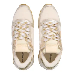 Philippe Model Tropez Haute Low Woman Baby Bear_Blanc Argent Low-Top-Sneaker