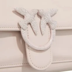 Pinko Love One Wallet C Cipria-Antique Gold Wallet On A Chain