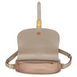 Pinko Saddle Mini Noce-Antique Gold Crossbody Bag