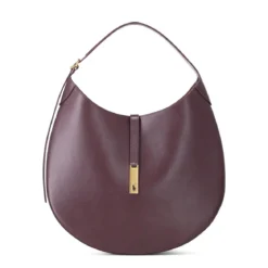 Polo Ralph Lauren Beuteltasche aus Rindsleder lila Crossbody Bag