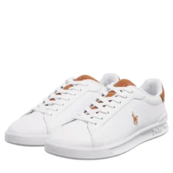 Polo Ralph Lauren Hrt Ct II Sneakers High Top Lace White/Tan Low-Top-Sneaker