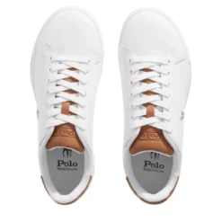 Polo Ralph Lauren Hrt Ct II Sneakers High Top Lace White/Tan Low-Top-Sneaker