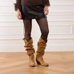 Polo Ralph Lauren Pl Slch Wst-Boots-Tall Boot Caramel Cowboy-Stiefel
