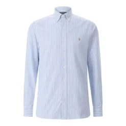 Polo Ralph Lauren Regular-Fit Hemd aus Baumwolle blau Hemd