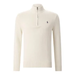 Polo Ralph Lauren Troyer aus Baumwolle weiß Pullover