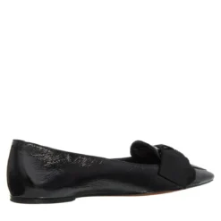Polo Ralph Lauren Tux Pnt Lfr-Flats-Loafer Black Ballerinas