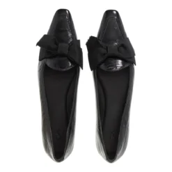 Polo Ralph Lauren Tux Pnt Lfr-Flats-Loafer Black Ballerinas