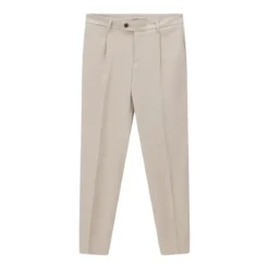 PROFUOMO Chinohose aus Leinenmix beige Stoffhose