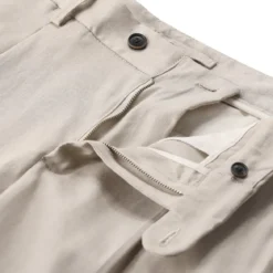 PROFUOMO Chinohose aus Leinenmix beige Stoffhose