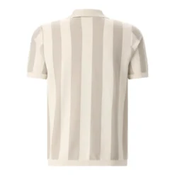 PROFUOMO Kurzarmhemd aus Baumwolle & Seide beige Hemd