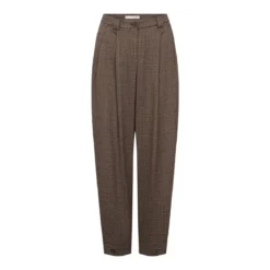 Raffaello Rossi Bundfaltenhose Tavia 7/8 braun Stoffhose