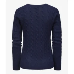 Ralph Lauren Pullover mit Zopfmuster blau Pullover