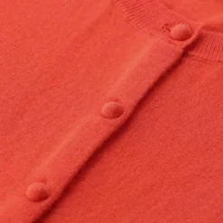 Riani Strickjacke aus Kaschmir-Woll-Mix orange Strickjacke