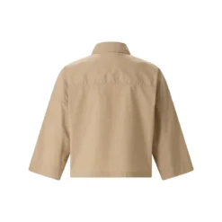 Roberto Collina Kurzarmbluse mit 3/4 Ärmel braun Bluse