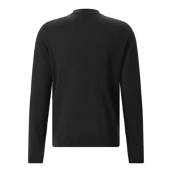 Roberto Collina Longsleeve aus Merinowolle dunkelblau Pullover