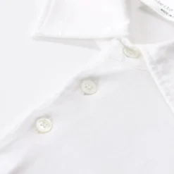Roberto Collina Poloshirt aus Baumwolle weiß Poloshirt