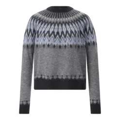 Roberto Collina Pullover aus Alpakawolle blau Pullover