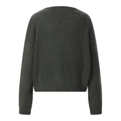 Roberto Collina Pullover aus Alpakawolle grün Pullover