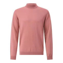 Roberto Collina Pullover mit Stehkragen blau Pullover