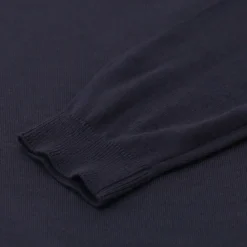 Roberto Collina Pullover mit Stehkragen blau Pullover
