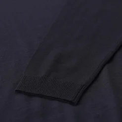 Roberto Collina Rollkragenpullover aus Merinowolle dunkelblau Pullover